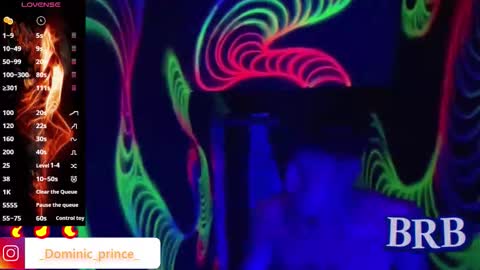 DOMINIC PRINCE   online show from October 12, 8:57 am