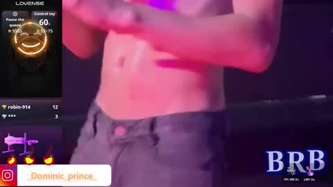 DOMINIC PRINCE   online show from January 13, 4:12 pm