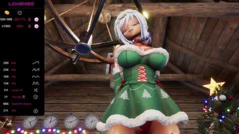 Snapshot of elfielovevt chatting on December 7, 6:15 pm Elfie Love online show from December 7, 6:15 pm