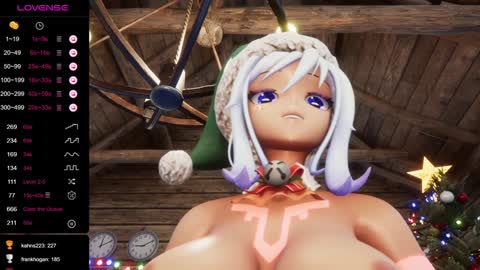 Snapshot of elfielovevt chatting on December 7, 9:22 pm Elfie Love online show from December 7, 9:22 pm