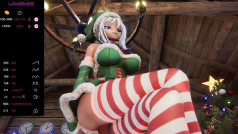 Snapshot of elfielovevt chatting on December 14, 6:20 pm Elfie Love online show from December 14, 6:20 pm