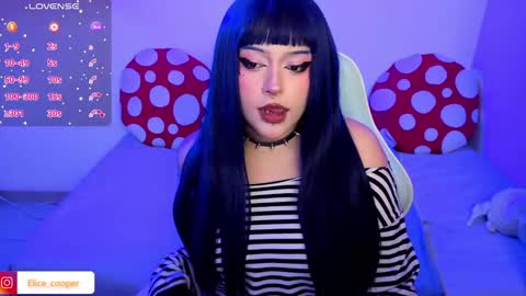 Snapshot of elicecooper chatting on February 8, 5:11 am Elice Cooper new account online show from February 8, 5:11 am