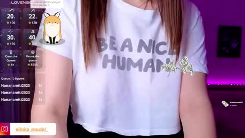 Elina online show from April 1, 8:50 pm