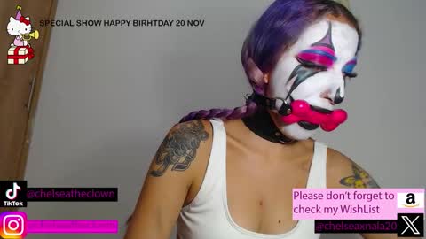 Chelsea  Please help me to reach 100 thumbs up online show from November 12, 6:30 pm