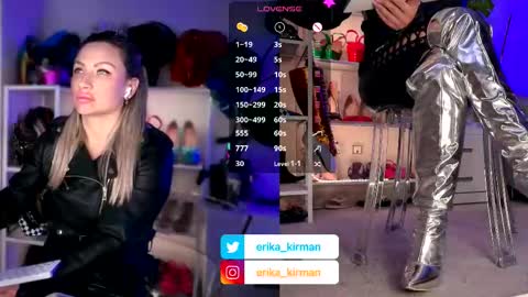 Snapshot of erika_kirman chatting on February 4, 1:17 pm Erika online show from February 4, 1:17 pm