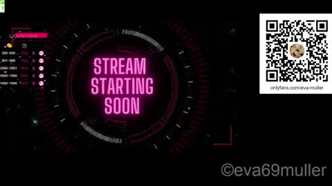 Snapshot of eva69muller chatting on February 22, 7:58 pm Eva next show 8pm CEST AMST online show from February 22, 7:58 pm