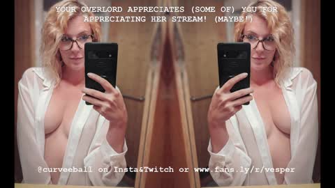 Snapshot of evilvillainess chatting on February 1, 4:11 pm Vesper - online show from February 1, 4:11 pm