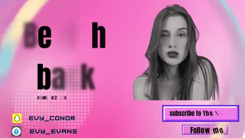Evy conor online show from September 28, 12:21 pm