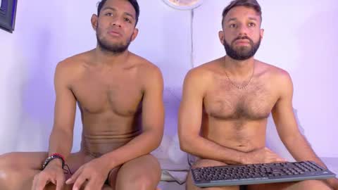 Snapshot of fantastic_couple_mens_ chatting on October 2, 7:48 am Andres online show from October 2, 7:48 am