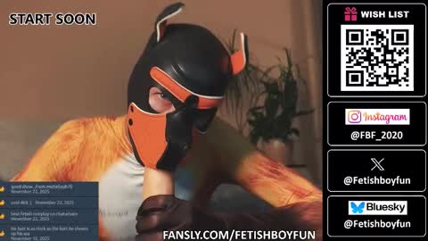 Snapshot of fetishboyfun chatting on November 23, 9:42 am FetishBoyFun online show from November 23, 9:42 am