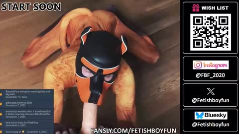 Snapshot of fetishboyfun chatting on December 16, 3:28 pm FetishBoyFun online show from December 16, 3:28 pm