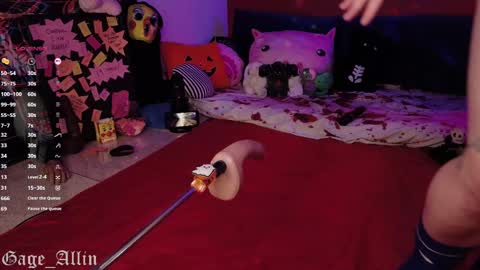 Snapshot of gage_allin chatting on October 25, 11:54 pm Gage Allin AKA Alpha Pussy online show from October 25, 11:54 pm