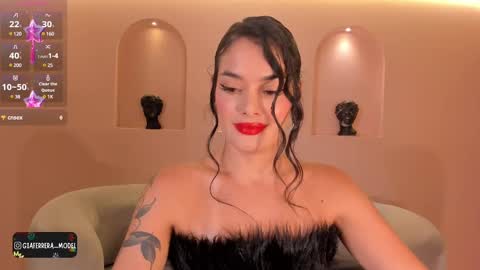 Snapshot of giaferrera_ chatting on February 13, 3:39 am Gia Ferrera online show from February 13, 3:39 am