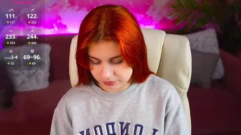 Snapshot of gingerrpink chatting on February 4, 8:20 am Ginger Pink online show from February 4, 8:20 am