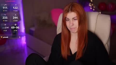 Snapshot of gingerrpink chatting on February 10, 7:12 am Ginger Pink online show from February 10, 7:12 am