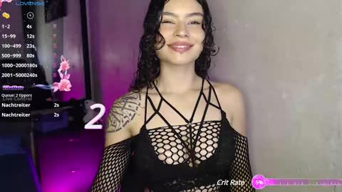 Snapshot of girlonhotflames chatting on February 19, 9:39 am LananaSofia and Boy online show from February 19, 9:39 am