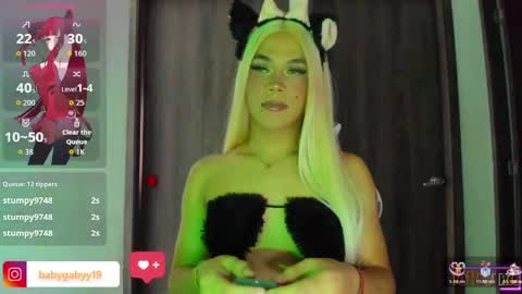 gaby 3 online show from June 6, 1:27 pm