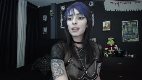 Snapshot of goddess_mortem chatting on January 4, 12:48 am Mortem model independientfollow me on my telegram channel online show from January 4, 12:48 am