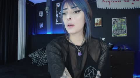 Snapshot of goddess_mortem chatting on January 24, 12:20 am Mortem model independientfollow me on my telegram channel online show from January 24, 12:20 am