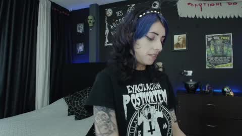 Snapshot of goddess_mortem chatting on March 10, 12:07 am Mortem model independientfollow me on my telegram channel online show from March 10, 12:07 am