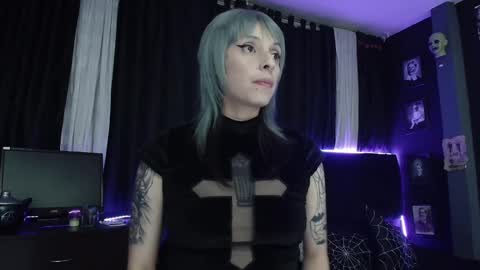 Snapshot of goddess_mortem chatting on October 1, 12:05 am Mortem model independientfollow me on my telegram channel online show from October 1, 12:05 am