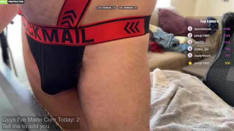 Snapshot of hairybelly818 chatting on February 14, 6:48 pm Hairy Belly online show from February 14, 6:48 pm