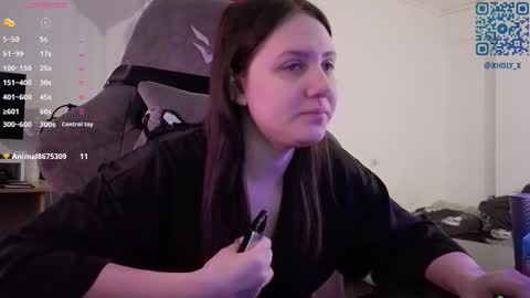 Snapshot of holy_kveta chatting on February 24, 2:53 am Kviki online show from February 24, 2:53 am