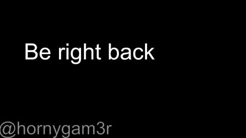 Hornygam3r online show from March 23, 6:45 pm