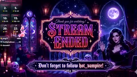 Snapshot of hot_vampire333 chatting on June 3, 2:33 pm vampire 333 online show from June 3, 2:33 pm