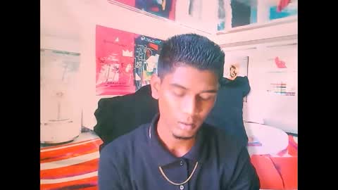 Snapshot of indianthuggin chatting on October 29, 4:37 am BabyFace online show from October 29, 4:37 am