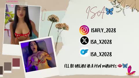 Isa Monroee  online show from March 7, 1:20 am