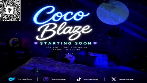 Snapshot of itscocoblaze chatting on June 19, 4:22 pm CoCo Blaze online show from June 19, 4:22 pm