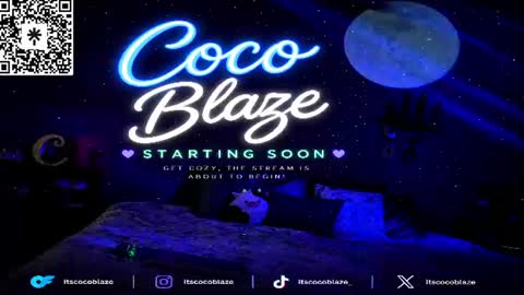 Snapshot of itscocoblaze chatting on July 6, 3:03 am CoCo Blaze online show from July 6, 3:03 am
