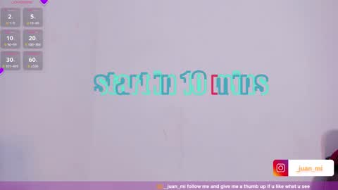 Juan Miguel online show from October 15, 10:04 am