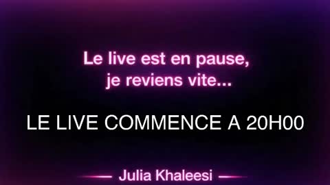 Julia Khaleesii online show from April 4, 6:49 pm