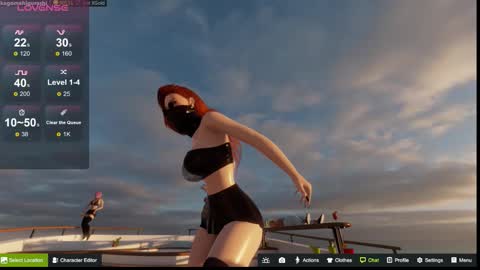 Snapshot of kagome__higurashi chatting on October 10, 2:21 am Emily online show from October 10, 2:21 am