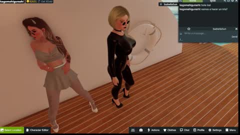 Snapshot of kagome__higurashi chatting on October 17, 7:49 pm Emily online show from October 17, 7:49 pm