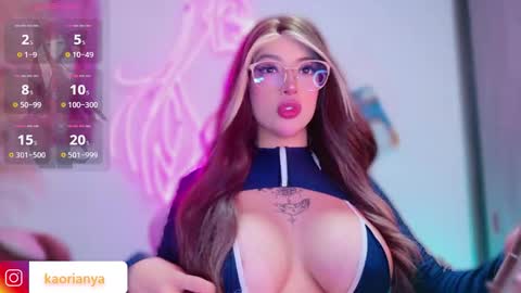 Snapshot of kaorianya001 chatting on February 19, 11:45 pm Kaori online show from February 19, 11:45 pm