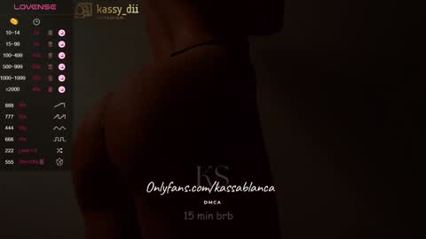 Kassy  online show from January 11, 1:48 am
