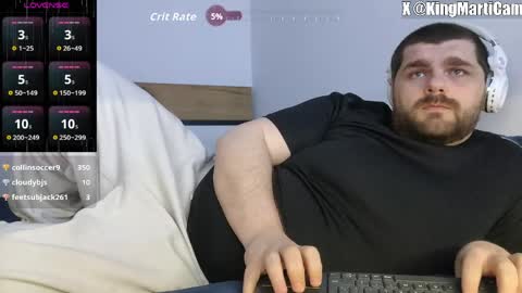 Snapshot of kingmarti chatting on April 3, 11:47 pm Marti online show from April 3, 11:47 pm
