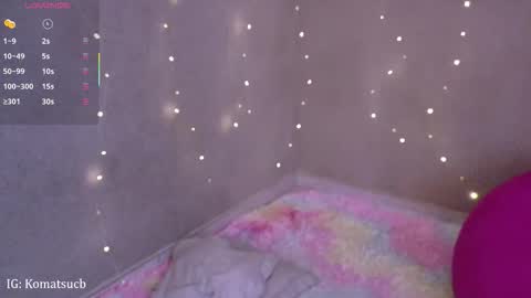  Komatsu Lilith online show from November 26, 11:06 pm