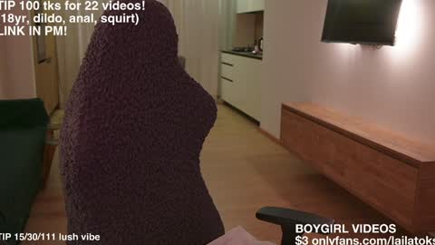 Snapshot of lailatoks chatting on January 8, 1:30 am lailatoks - TIP 100 tks get all my videos 22 VIDEOS SQUIRT PUSSY DILDO online show from January 8, 1:30 am