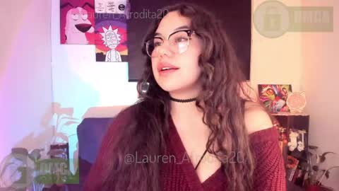 Snapshot of lauren_afrodita chatting on April 14, 3:23 am Im Lauren independent model online show from April 14, 3:23 am