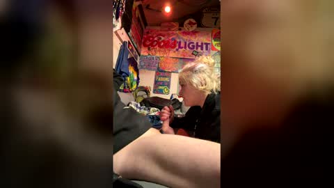 Snapshot of lickitb4istick chatting on April 20, 3:53 am IM A BAD DAWGY WOOF WOOF online show from April 20, 3:53 am
