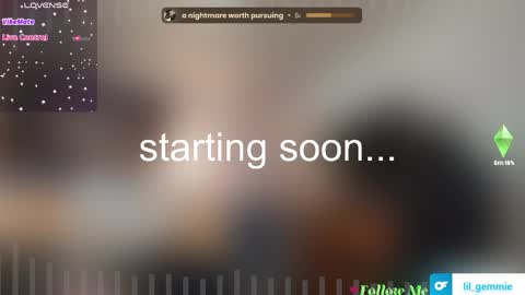 Snapshot of lil_gem chatting on June 6, 6:34 pm lil gemmie online show from June 6, 6:34 pm