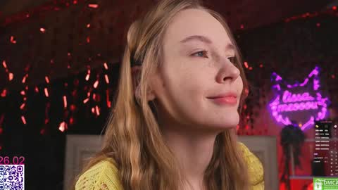 Snapshot of lissa_meooow chatting on February 26, 8:24 am your Liza again. Next stream Dec. 1 at 2 or 3 GMT online show from February 26, 8:24 am