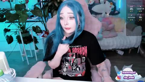 Snapshot of littleflufflepuff chatting on December 7, 12:30 am Riza Riri Puff online show from December 7, 12:30 am