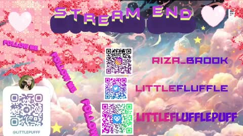 Snapshot of littleflufflepuff chatting on January 9, 9:58 pm Riza Riri Puff online show from January 9, 9:58 pm