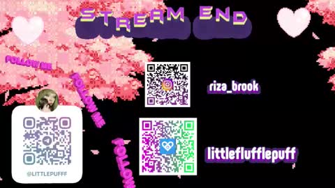 Snapshot of littleflufflepuff chatting on September 24, 12:47 am Riza Riri Puff online show from September 24, 12:47 am