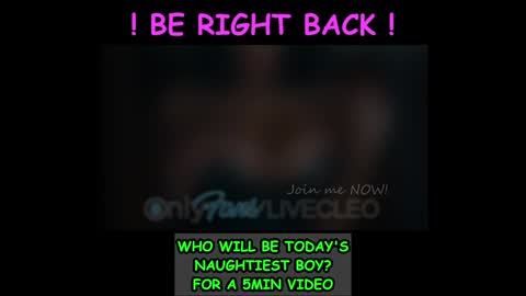 Cleo Patra -  online show from October 13, 5:18 am